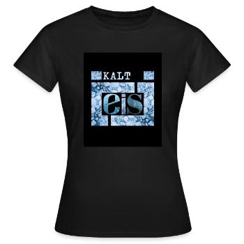 ICE COLD - Frauen T-Shirt - Schwarz - Vorne - AI Model Female 172 dark (172cm)