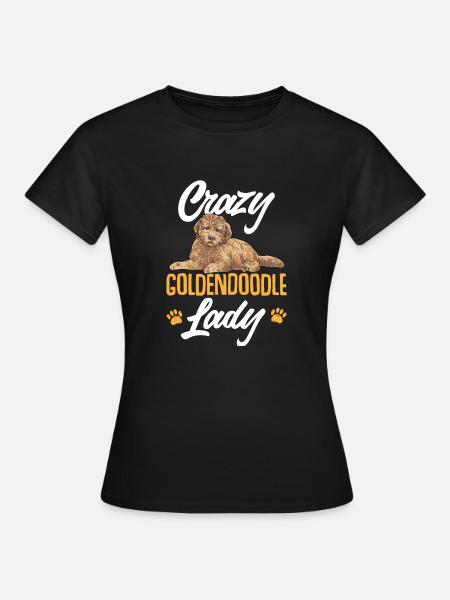 Goldendoodle Doodle Hund - Frauen T-Shirt - Schwarz