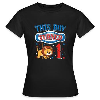 Fête d’anniversaire du carrousel - T-shirt Femme - noir - Devant - AI Model Female 172 dark (172cm)