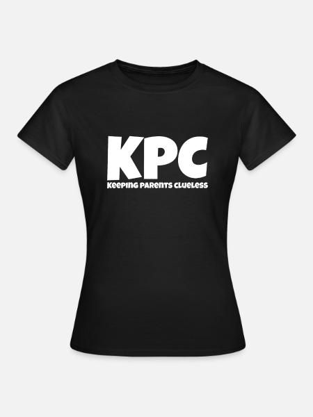 Keeping parents clueless - Frauen T-Shirt - Schwarz