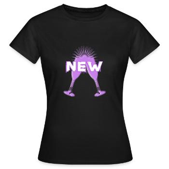 Nouveau - Célébration - T-shirt Femme - noir - Devant - AI Model Female 172 dark (172cm)