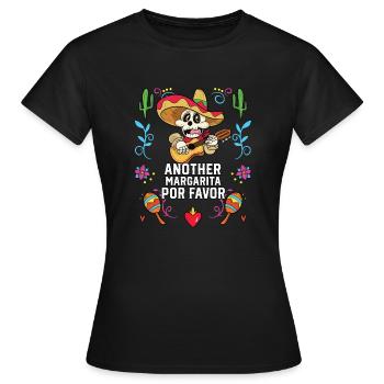 Another Margarita Por Favor Margarita Drinker - Frauen T-Shirt - Schwarz - Vorne - AI Model Female 172 dark (172cm)