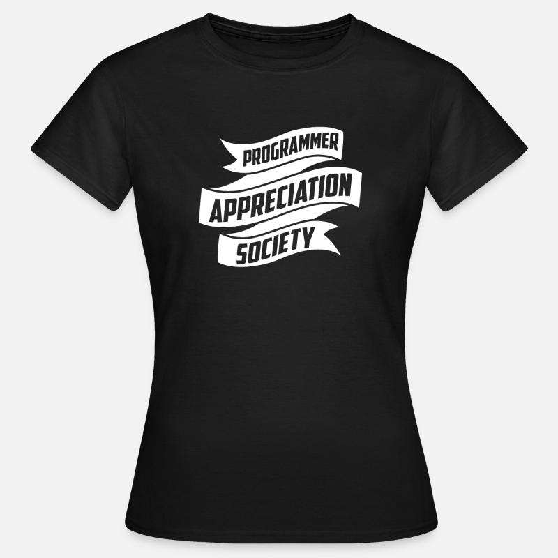 Entwickler Coder Programmierer - Frauen T-Shirt - Schwarz