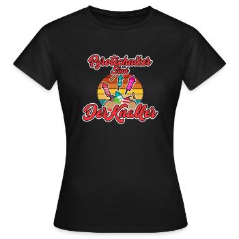 Pyrotechniker sind der Knaller - Frauen T-Shirt - Schwarz - Vorne - AI Model Female 172 dark (172cm)