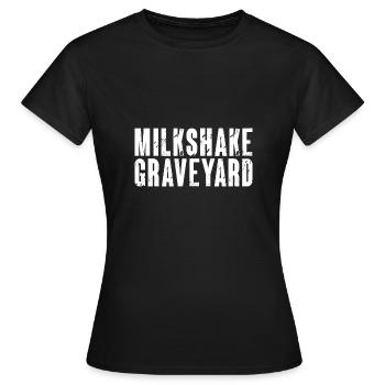 Ich liebe Milchshakes Milchshake Geschenk - Frauen T-Shirt - Schwarz - Vorne - AI Model Female 172 dark (172cm)