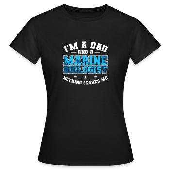 Marine Biologist Marine Biology - Women's T-Shirt - black - Front - AI Model Female 172 dark (172cm)