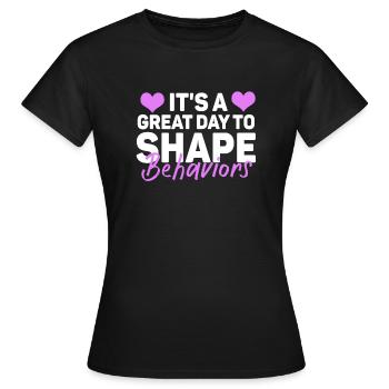 Beautiful Day Behavioral Shape Behaviors - Women's T-Shirt - black - Front - AI Model Female 172 dark (172cm)