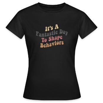 Beautiful Day Behavioral Shape Behaviors - Women's T-Shirt - black - Front - AI Model Female 172 dark (172cm)