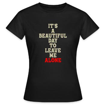 Beautiful Day Behavioral Shape Behaviors - Women's T-Shirt - black - Front - AI Model Female 172 dark (172cm)