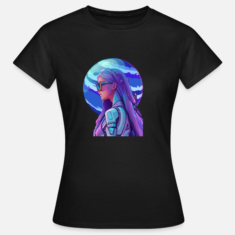 Space Fighter 2 - Women's T-Shirt - black