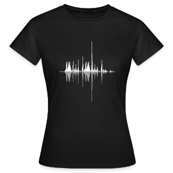 Décisions - T-shirt Femme - noir - Devant - AI Model Female 172 dark (172cm)