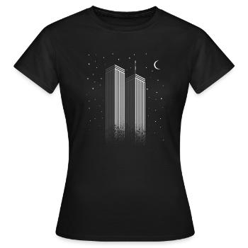 Tours - T-shirt Femme - noir - Devant - AI Model Female 172 dark (172cm)
