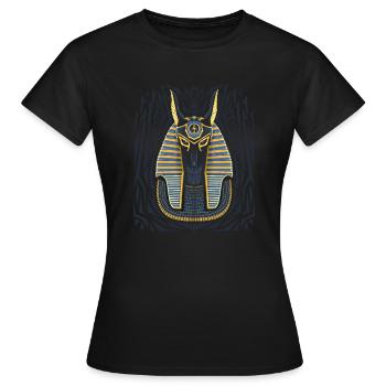 Anubis - T-shirt Femme - noir - Devant - AI Model Female 172 dark (172cm)