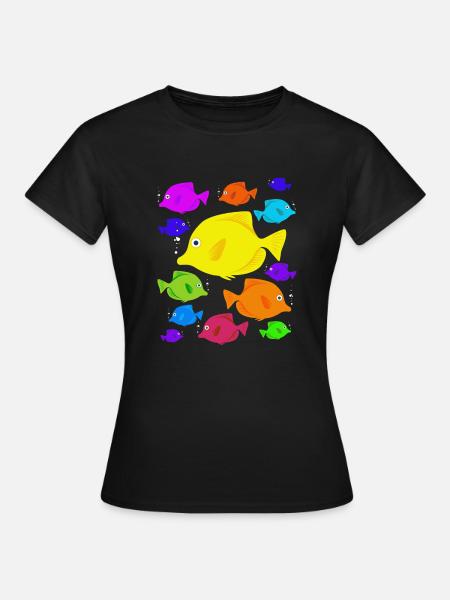 Aquarium goldfish - Women's T-Shirt - black