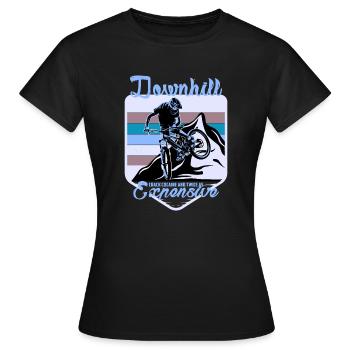 Unnamed Project 83 - Women's T-Shirt - black - Front - AI Model Female 172 dark (172cm)