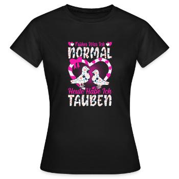 Taubenzüchterin Taubenzüchter - Frauen T-Shirt - Schwarz - Vorne - AI Model Female 172 dark (172cm)