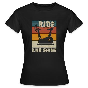 Roulez et brillez - T-shirt Femme - noir - Devant - AI Model Female 172 dark (172cm)