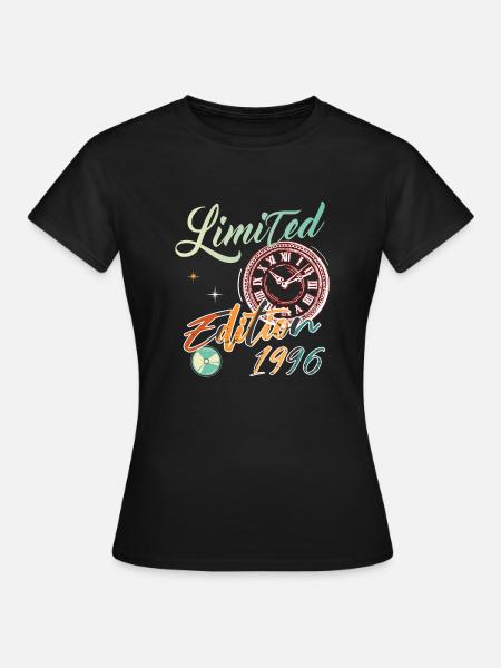 Limited edition 1996 - vintage birthday gift - Women's T-Shirt - black