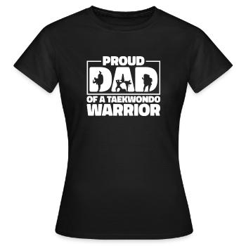 Taekwondo Père Taekwondo - T-shirt Femme - noir - Devant - AI Model Female 172 dark (172cm)