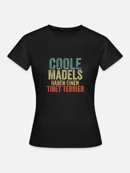 Tibet Terrier - Frauen T-Shirt - Schwarz