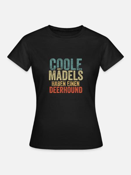 Deerhound - Frauen T-Shirt - Schwarz