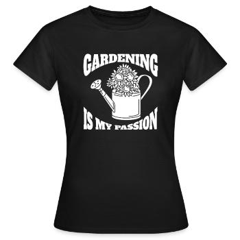 Jardinier Hobby Jardinier Cadeau Verger de jardin - T-shirt Femme - noir - Devant - AI Model Female 172 dark (172cm)