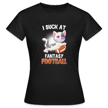 Les perdants du football fantastique - T-shirt Femme - noir - Devant - AI Model Female 172 dark (172cm)