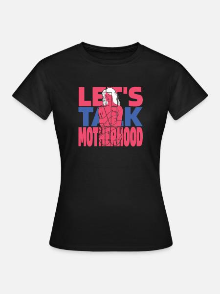 Mom Mutter Mutterschaft - Frauen T-Shirt - Schwarz