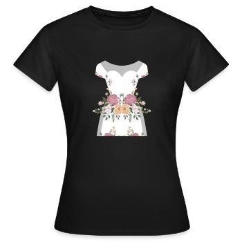 Hilarious Wedding Dresses Proposals Mockery - Women's T-Shirt - black - Front - AI Model Female 172 dark (172cm)