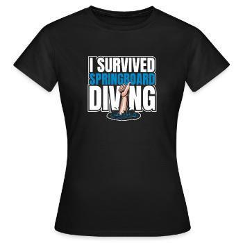 Plongeurs survivants - T-shirt Femme - noir - Devant - AI Model Female 172 dark (172cm)