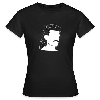 Mulet - T-shirt Femme - noir - Devant - AI Model Female 172 dark (172cm)