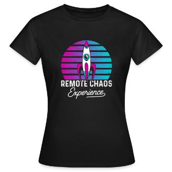 Les oiseaux ne sont pas réels - T-shirt Femme - noir - Devant - AI Model Female 172 dark (172cm)