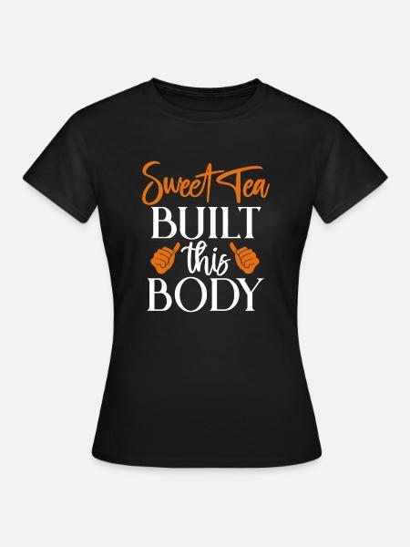 Süßer Tee Liebhaber Geschenke - Frauen T-Shirt - Schwarz