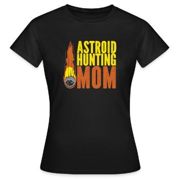 Space Space Mama Astroid Diversion - T-shirt Femme - noir - Devant - AI Model Female 172 dark (172cm)