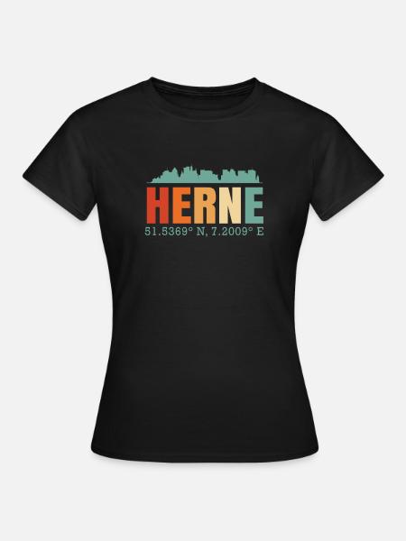 Herne - Frauen T-Shirt - Schwarz