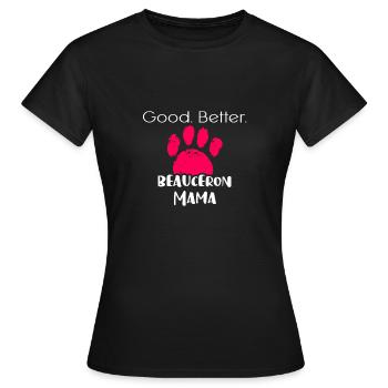 Beauceron - Frauen T-Shirt - Schwarz - Vorne - AI Model Female 172 dark (172cm)