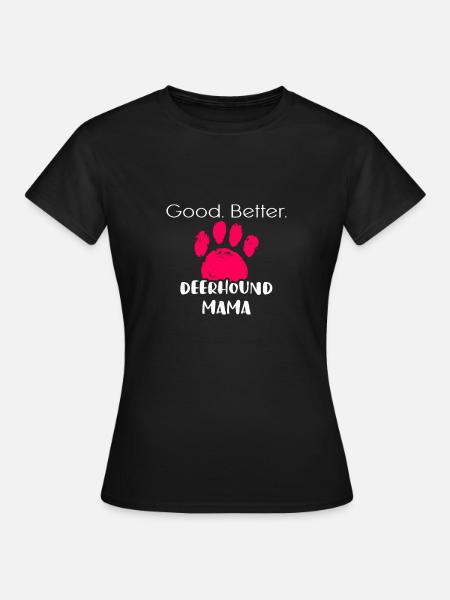 Deerhound - Frauen T-Shirt - Schwarz