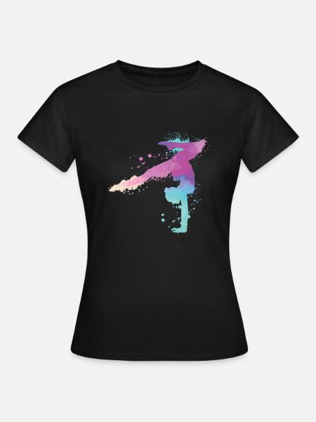 Gymnastique | Gymnastique Gymnastique Filles Femmes - T-shirt Femme - noir