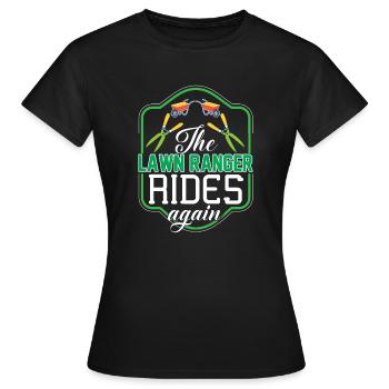 Le garde forestier monte à nouveau gardien au - T-shirt Femme - noir - Devant - AI Model Female 172 dark (172cm)