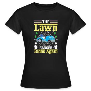Le garde forestier conduit à nouveau le gardien - T-shirt Femme - noir - Devant - AI Model Female 172 dark (172cm)