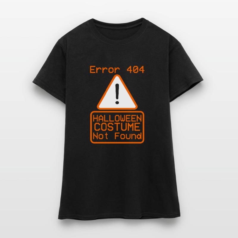 Error 404 Costume Not Found Halloween Coding Women's T-Shirt