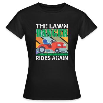Le garde forestier monte à nouveau gardien au - T-shirt Femme - noir - Devant - AI Model Female 172 dark (172cm)