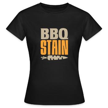 TACHE DE BARBECUE - T-shirt Femme - noir - Devant - AI Model Female 172 dark (172cm)