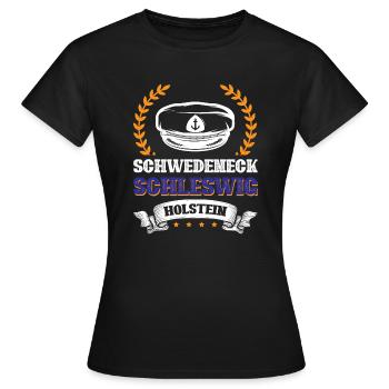 Schwedeneck Schleswig-holstein - T-shirt Femme - noir - Devant - AI Model Female 172 dark (172cm)