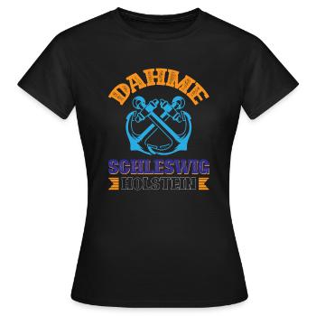 Dahme Schleswig-holstein - T-shirt Femme - noir - Devant - AI Model Female 172 dark (172cm)