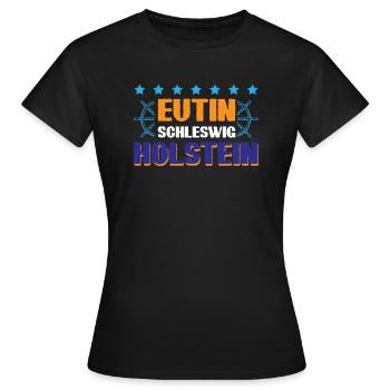 Eutin Schleswig-holstein - T-shirt Femme - noir - Devant - AI Model Female 172 dark (172cm)
