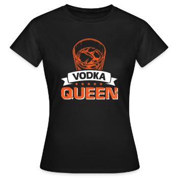 Vodka Queen - T-shirt Femme - noir - Devant - AI Model Female 172 dark (172cm)