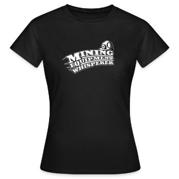 Ingénieur Ingénieur Minier - T-shirt Femme - noir - Devant - AI Model Female 172 dark (172cm)