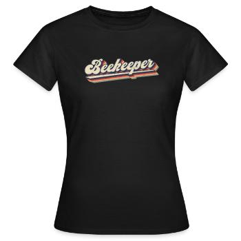 Funny beekeepers & bees - Women's T-Shirt - black - Front - AI Model Female 172 dark (172cm)