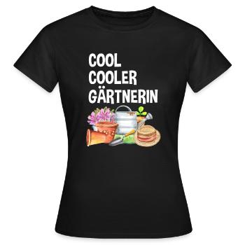 Garten Spruch Hobby Gärtnerin Geschenkidee - Frauen T-Shirt - Schwarz - Vorne - AI Model Female 172 dark (172cm)